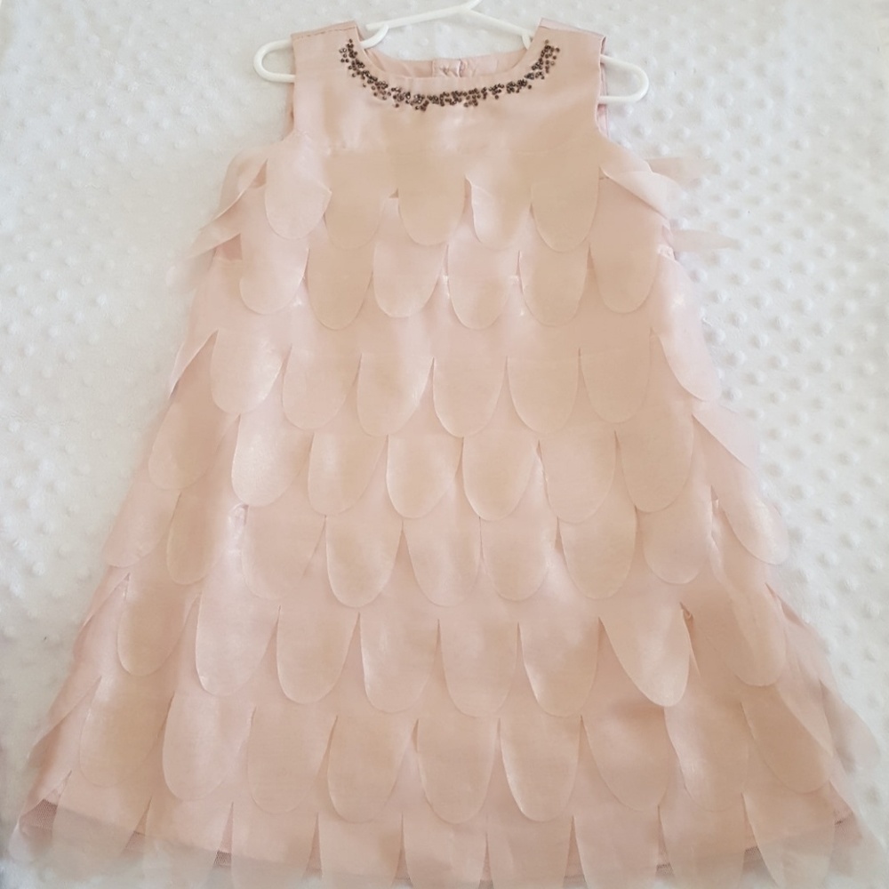 Beautiful pink dress.